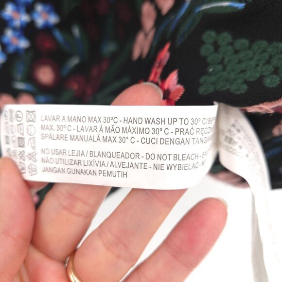 Zara mini dress floral embroidery Size L - Picture 7 of 11